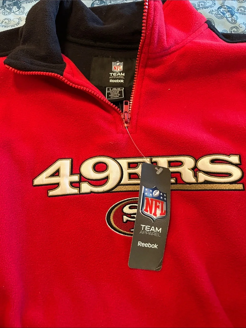 Vintage 49er s fleece jacket NWT